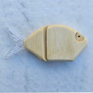 Product Photo - Chaingill (Glidebait with Bluegill Fish Silhouette) - Color Custom (plain wood can be painted any color or pattern)